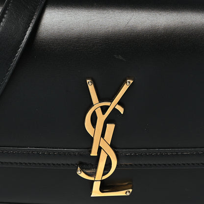 Saint Laurent Smooth Calfskin Small Solferino Satchel Black 7 of 9