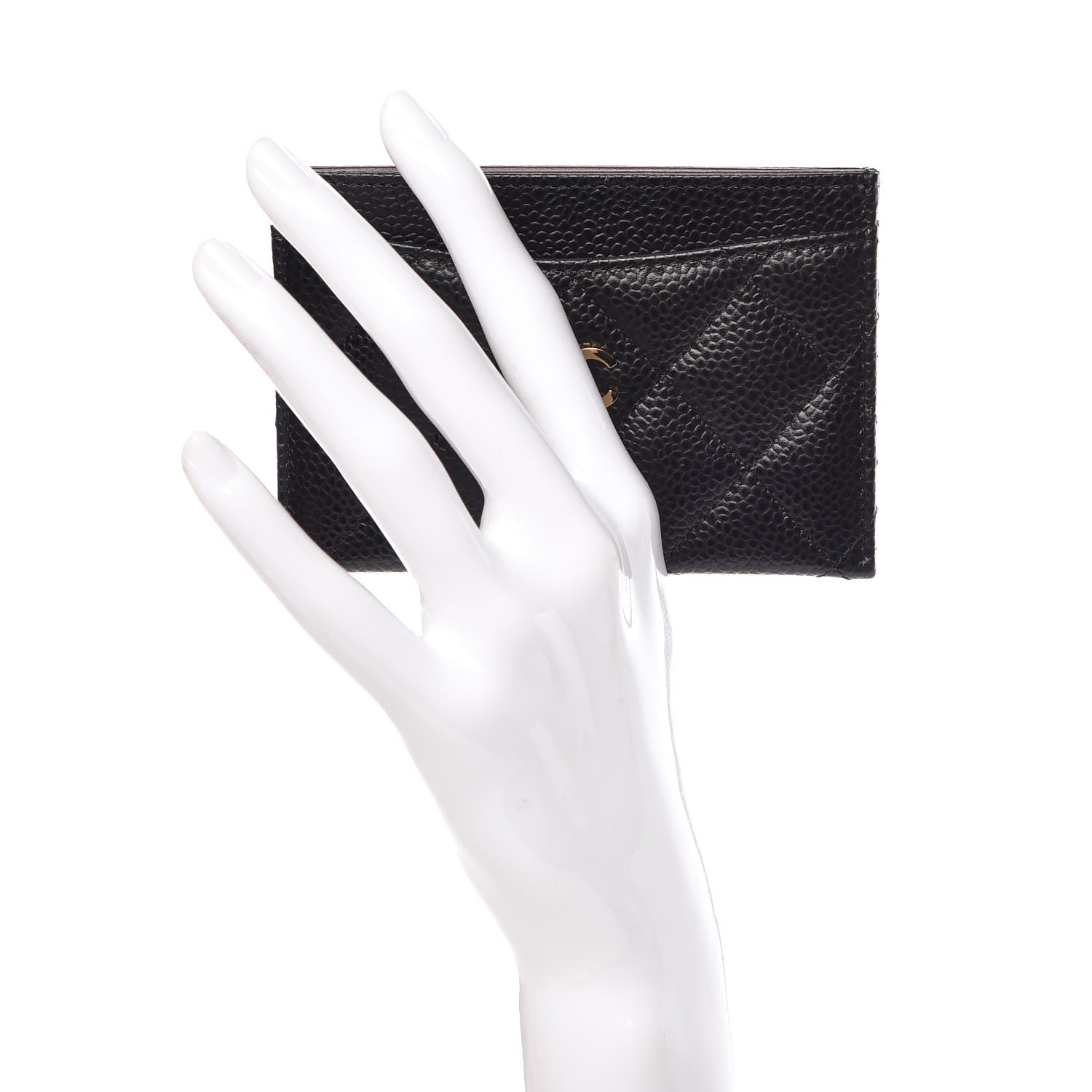 Chanel Caviar Quilted Card Holder Black 2 of 9