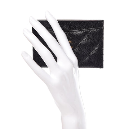Chanel Caviar Quilted Card Holder Black 2 of 9