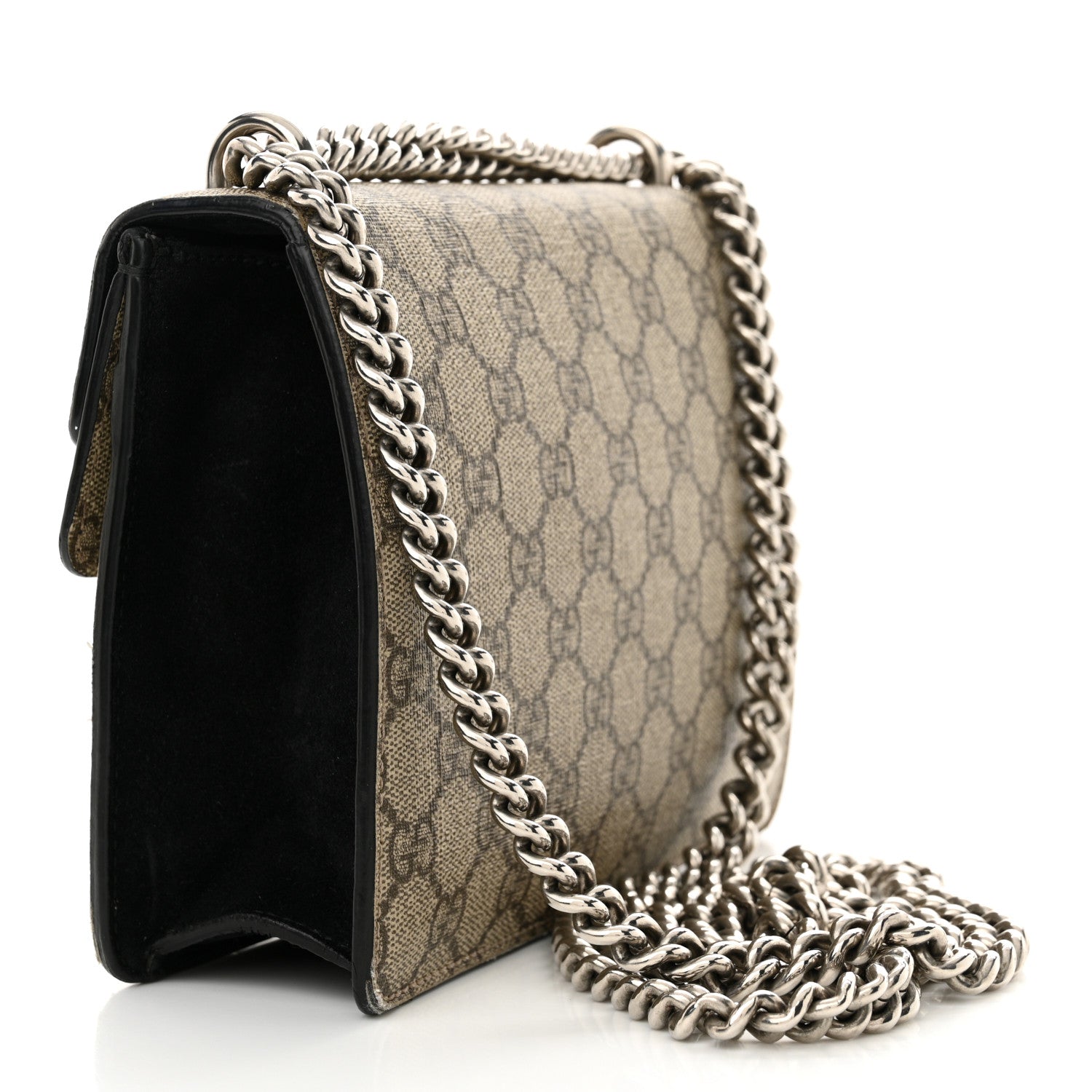 Gucci GG Supreme Monogram Mini Dionysus Shoulder Bag Black 3 of 15