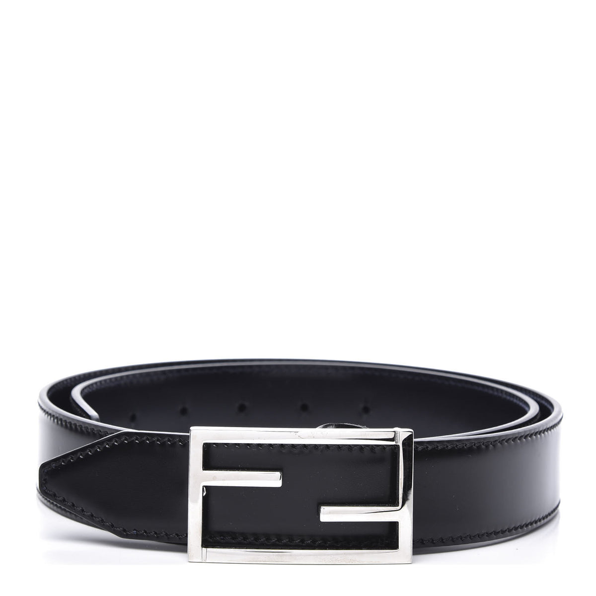 Fendi Calfskin Belt 90 36 Black 1 of 8