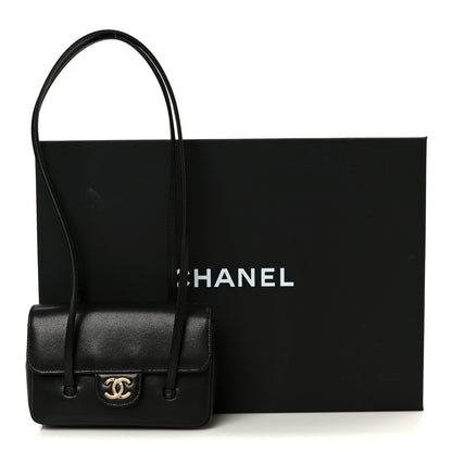 Chanel Shiny Caviar Mini Preppy Coco Shoulder Bag Black 11 of 11