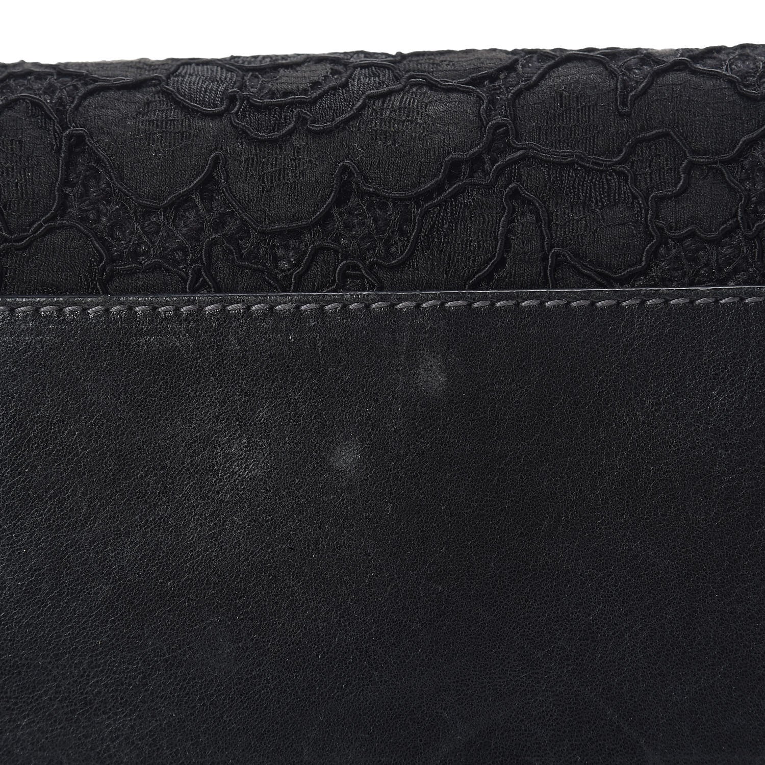 Dolce & Gabbana Calfskin Lace Large Miss Sicily Satchel Black 10 of 13