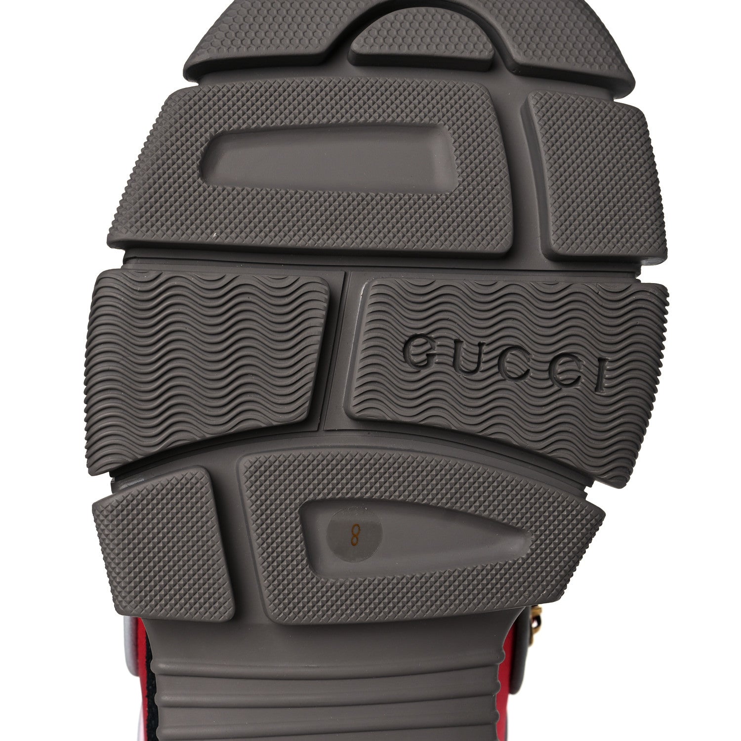 Gucci X SEGA Nylon Suede Calfskin Mens Flashtrek Sneakers 8 Black Red 6 of 8