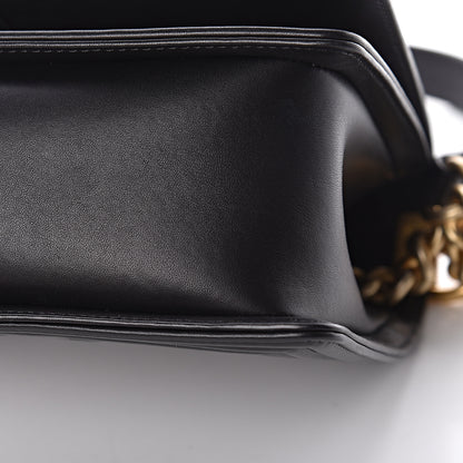 Chanel Caviar Suede Calfskin Chevron Medium Boy Flap Black 12 of 18