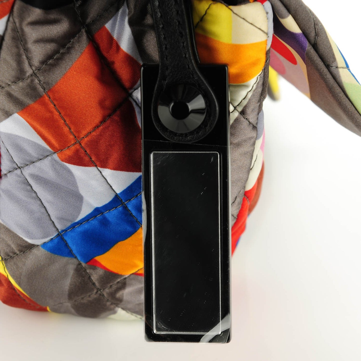 Nylon Printed Small Coco Color Flap Multicolor
