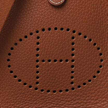 Hermes Taurillon Clemence Evelyne TPM Gold 8 of 11