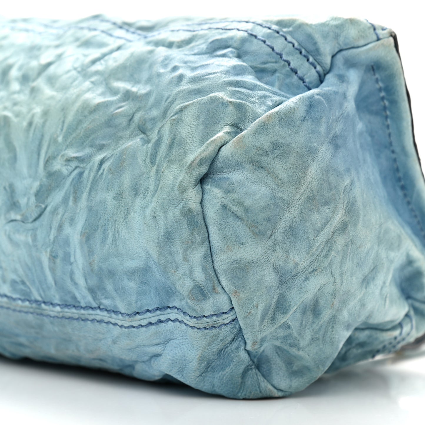 Tumbled Sheepskin Mini Pandora Sky Blue