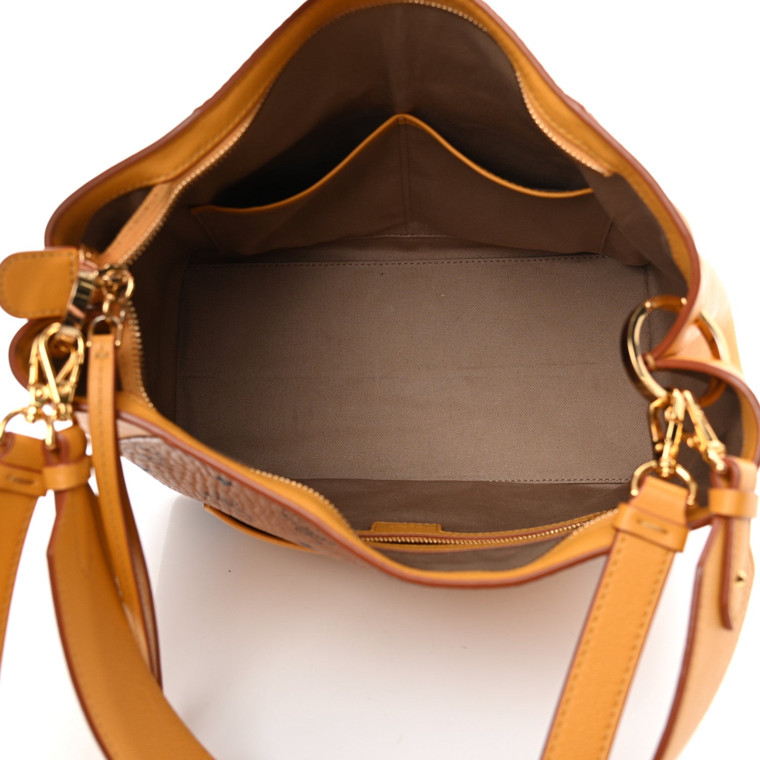 MCM Visetos Medium Klara Hobo Cognac Yellow 5 of 15