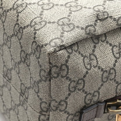 Gucci GG Supreme Monogram Web Ophidia Toiletry Case Beige 9 of 11