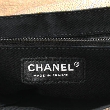 Chanel Metallic Caviar Half Moon Large Flap Bronze 6 of 10