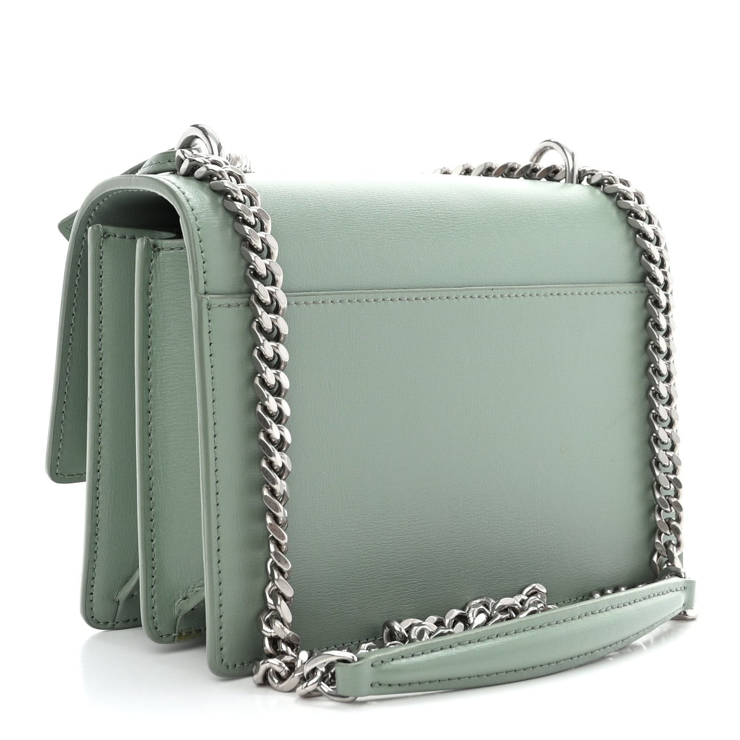 Calfskin Small Monogram Sunset Vert Opaline