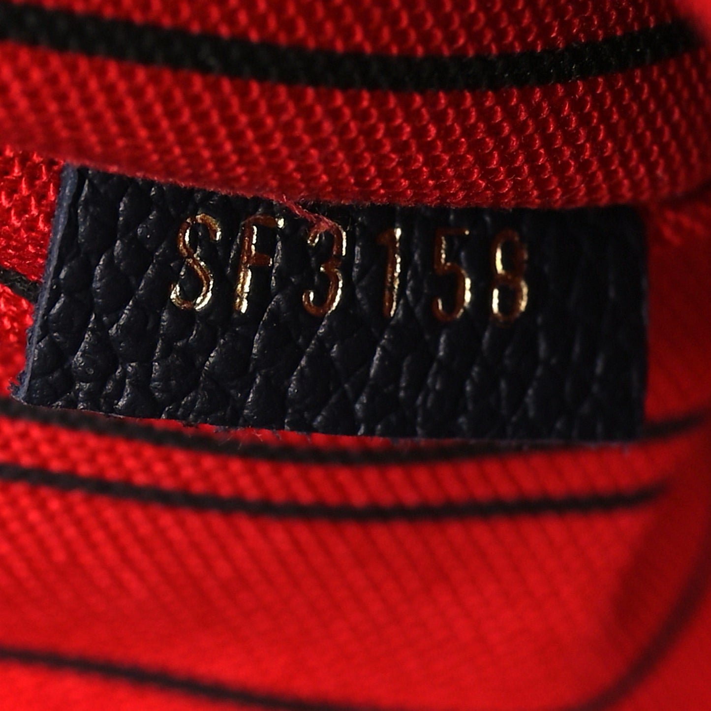 Empreinte Montaigne MM Marine Rouge