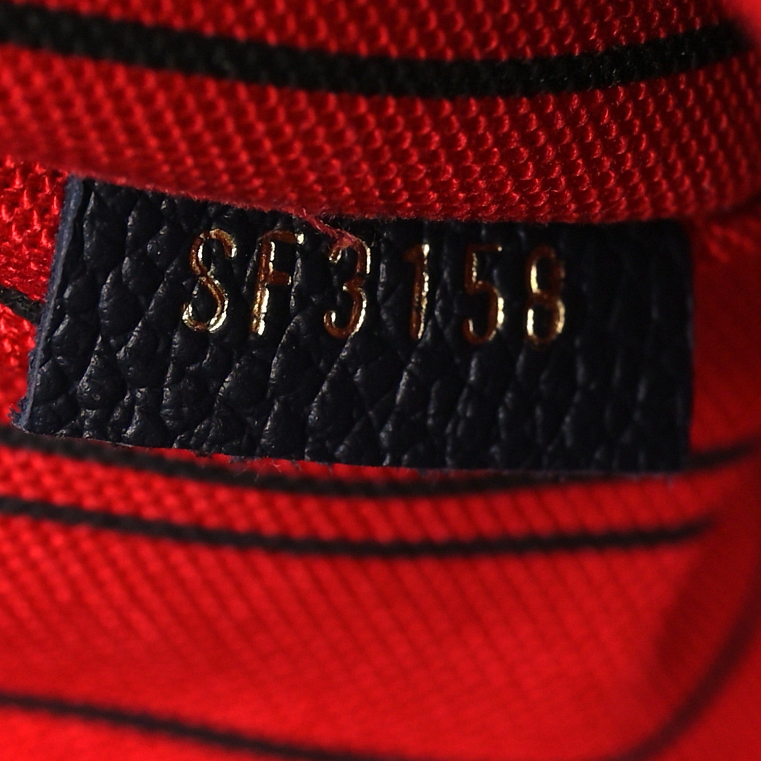 Louis Vuitton Empreinte Montaigne MM Marine Rouge 7 of 10