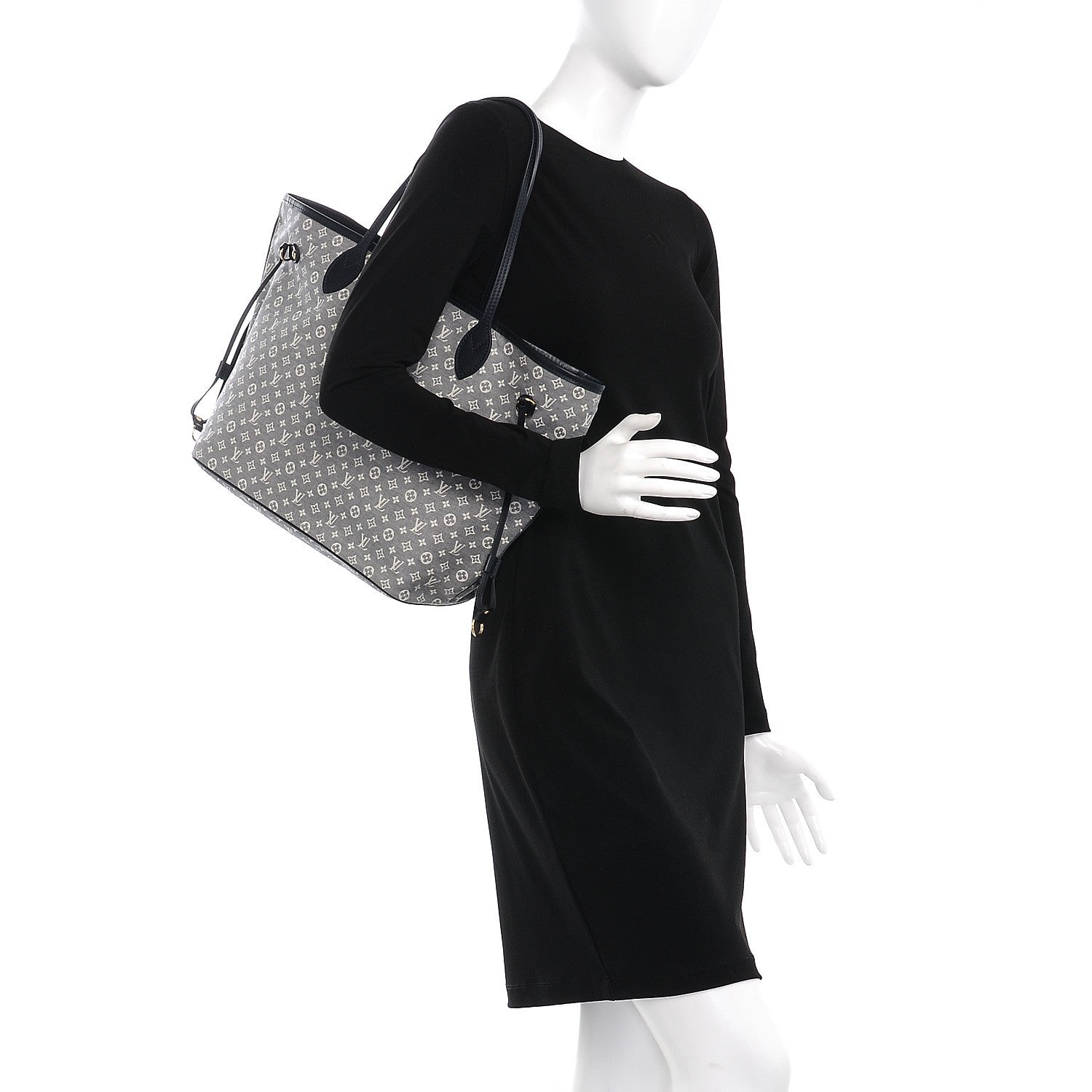 Louis Vuitton Monogram Idylle Neverfull MM Encre 2 of 7