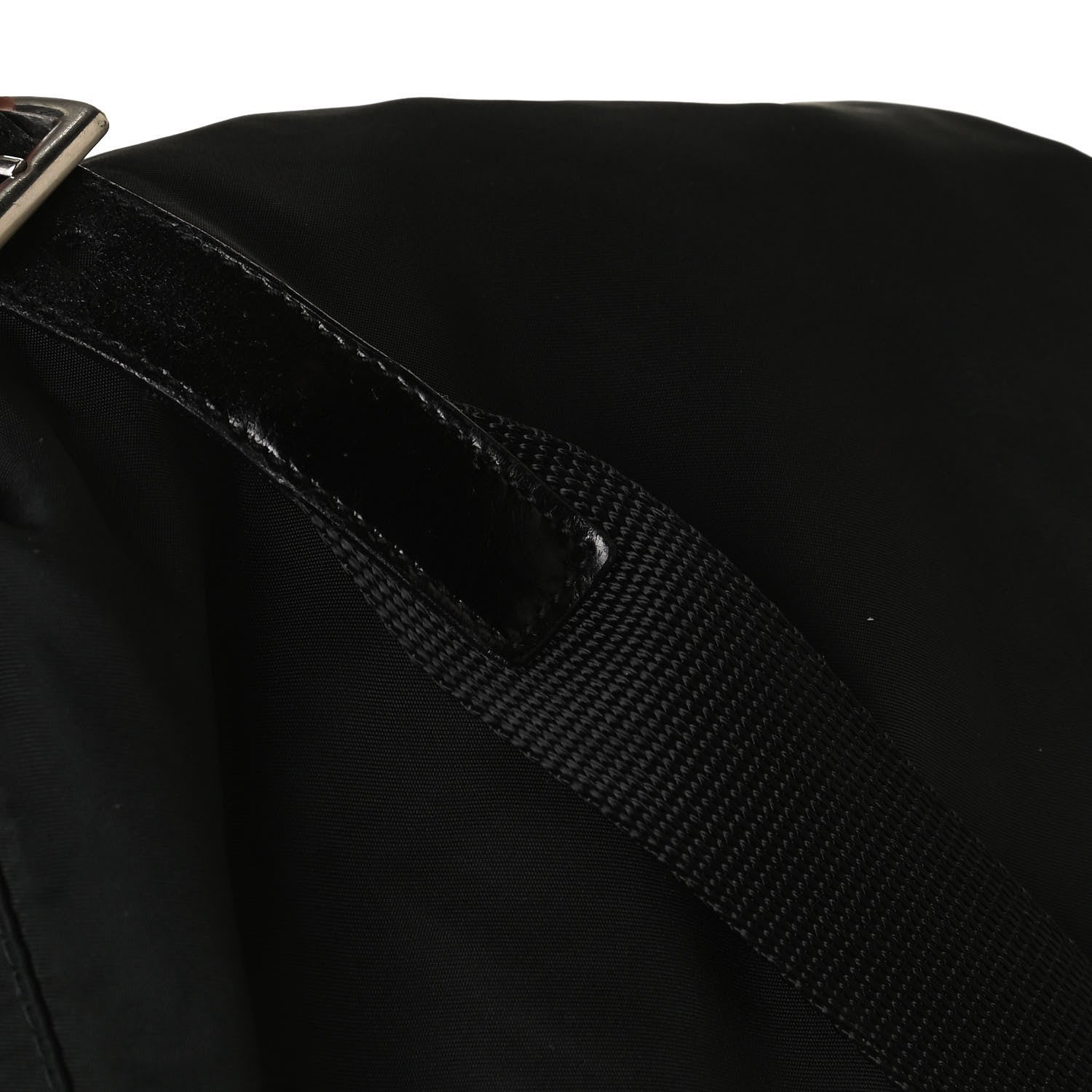 Prada Tessuto Nylon Saffiano Medium Backpack Black 14 of 17
