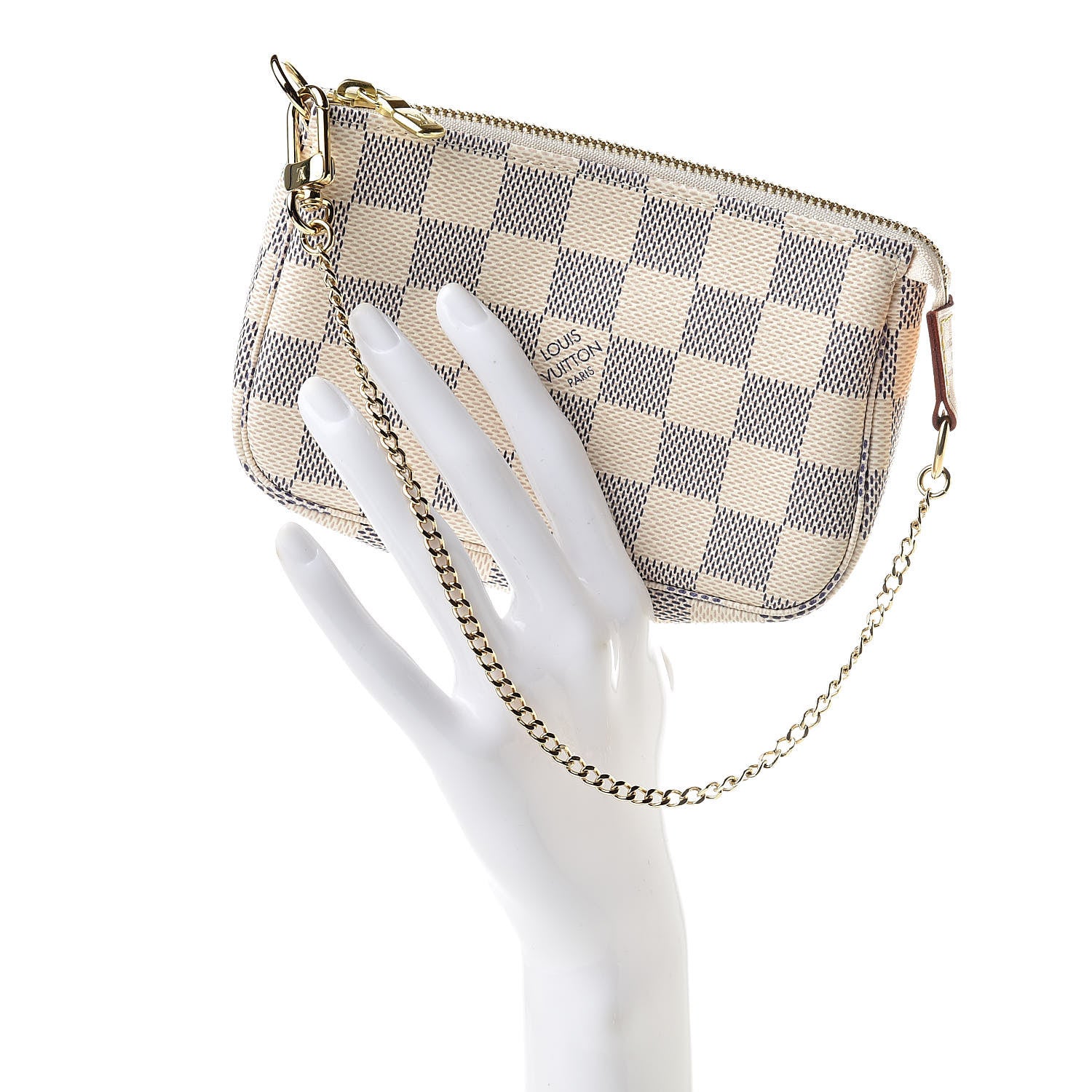 Louis Vuitton Damier Azur Mini Pochette Accessories 2 of 8