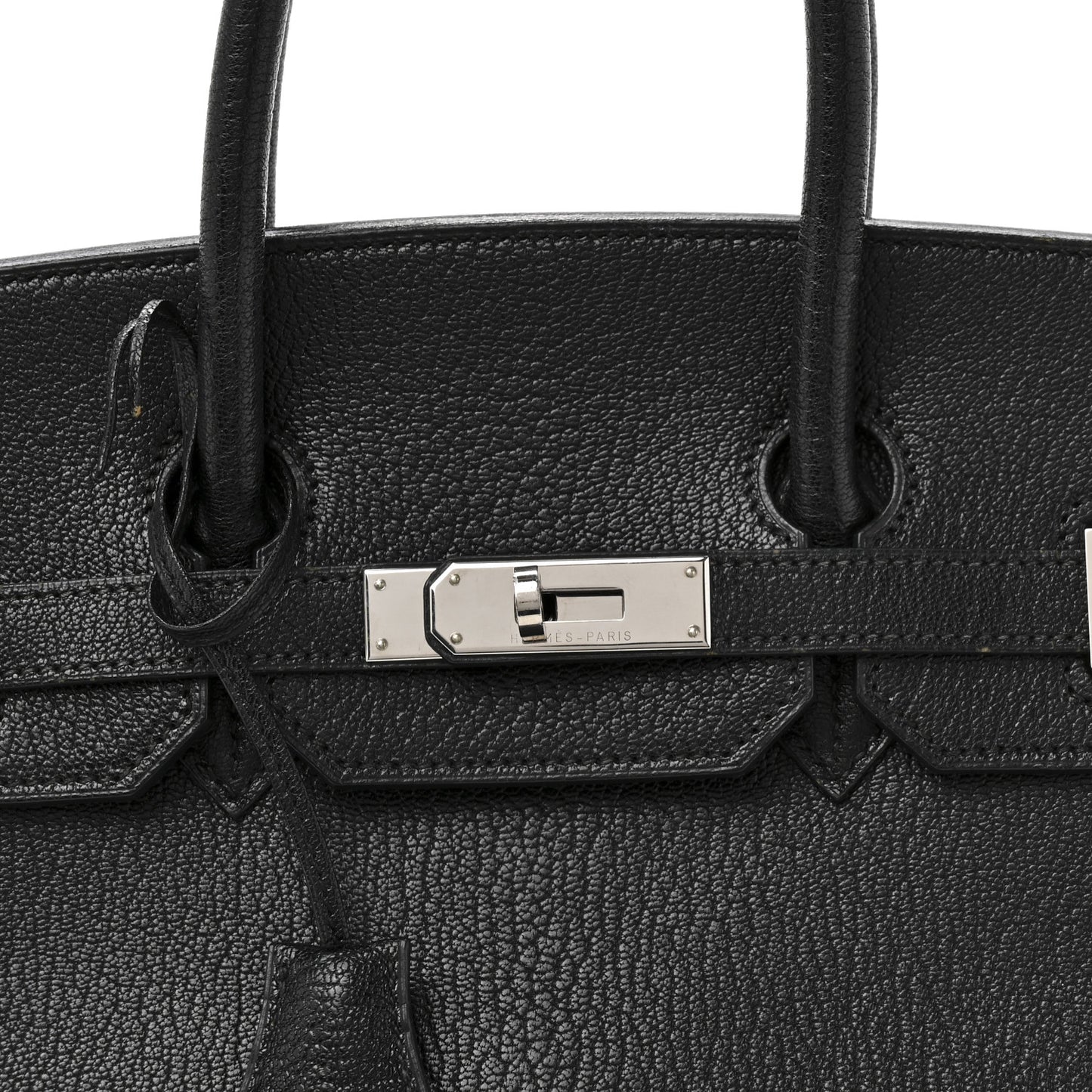 Chevre De Coromandel Birkin 35 Black