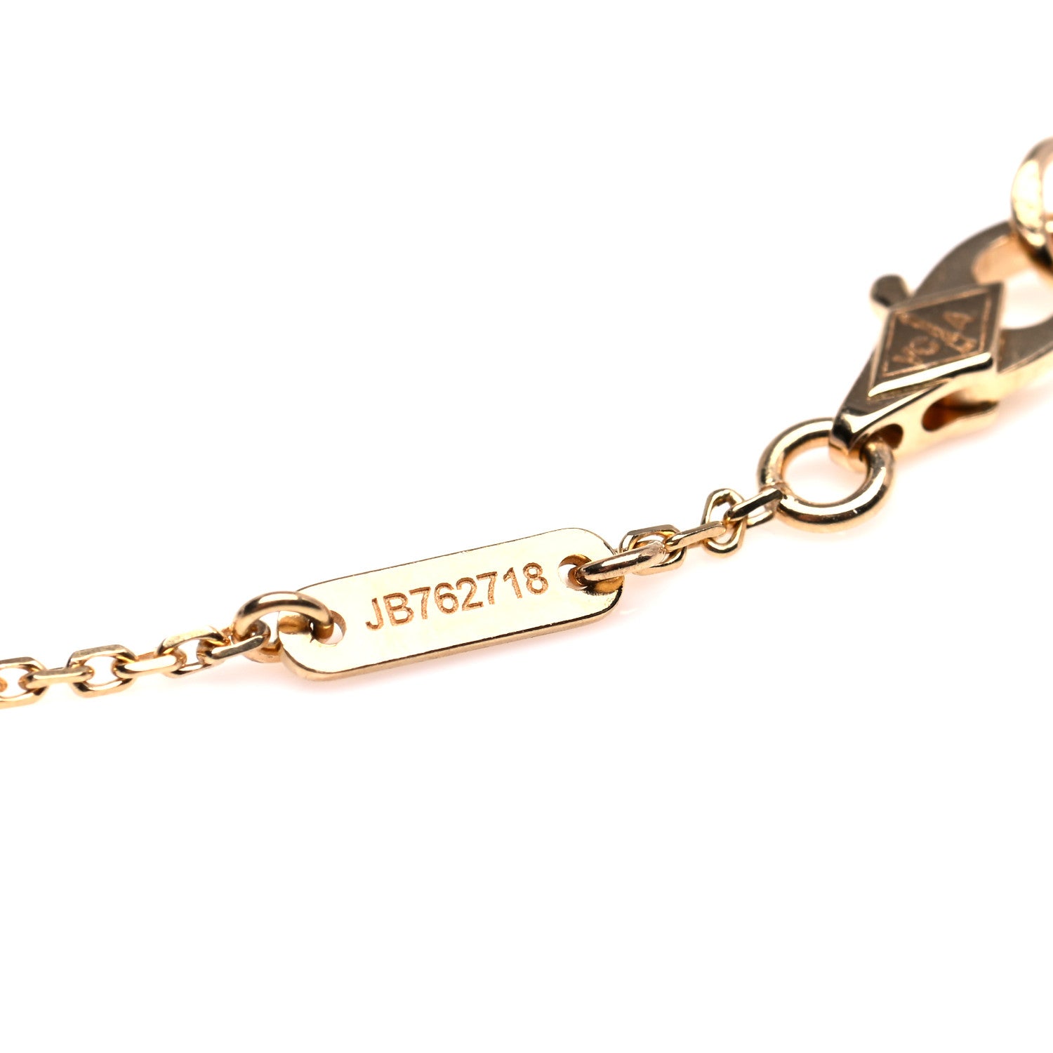 Van Cleef & Arpels 18K Yellow Gold Mother of Pearl Sweet Alhambra Bracelet 6 of 6