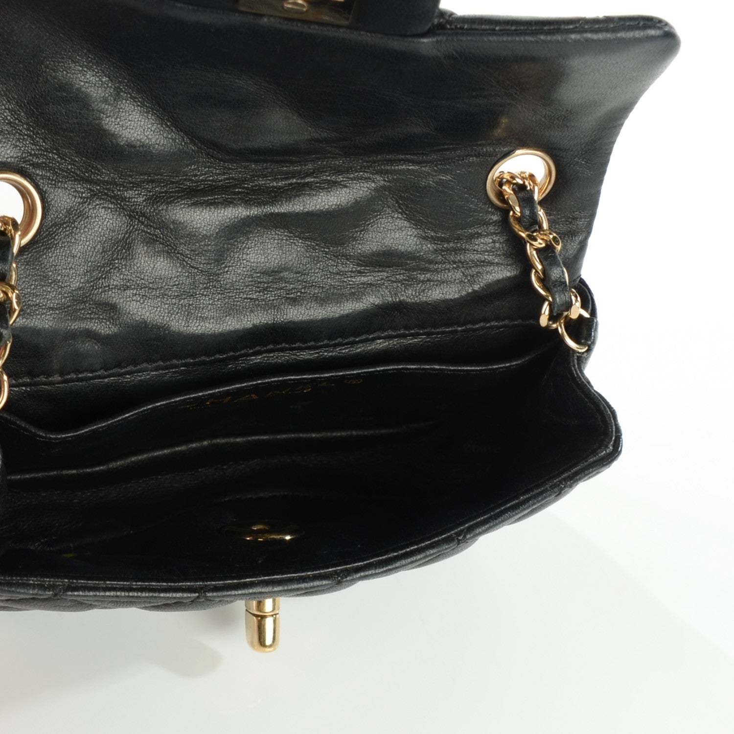 Chanel Lambskin Quilted Extra Mini Flap Heart Valentine Charms Black 8 of 9