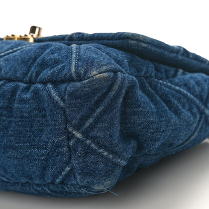 Chanel Denim Quilted Medium Chanel 19 Flap Blue 9 of 9