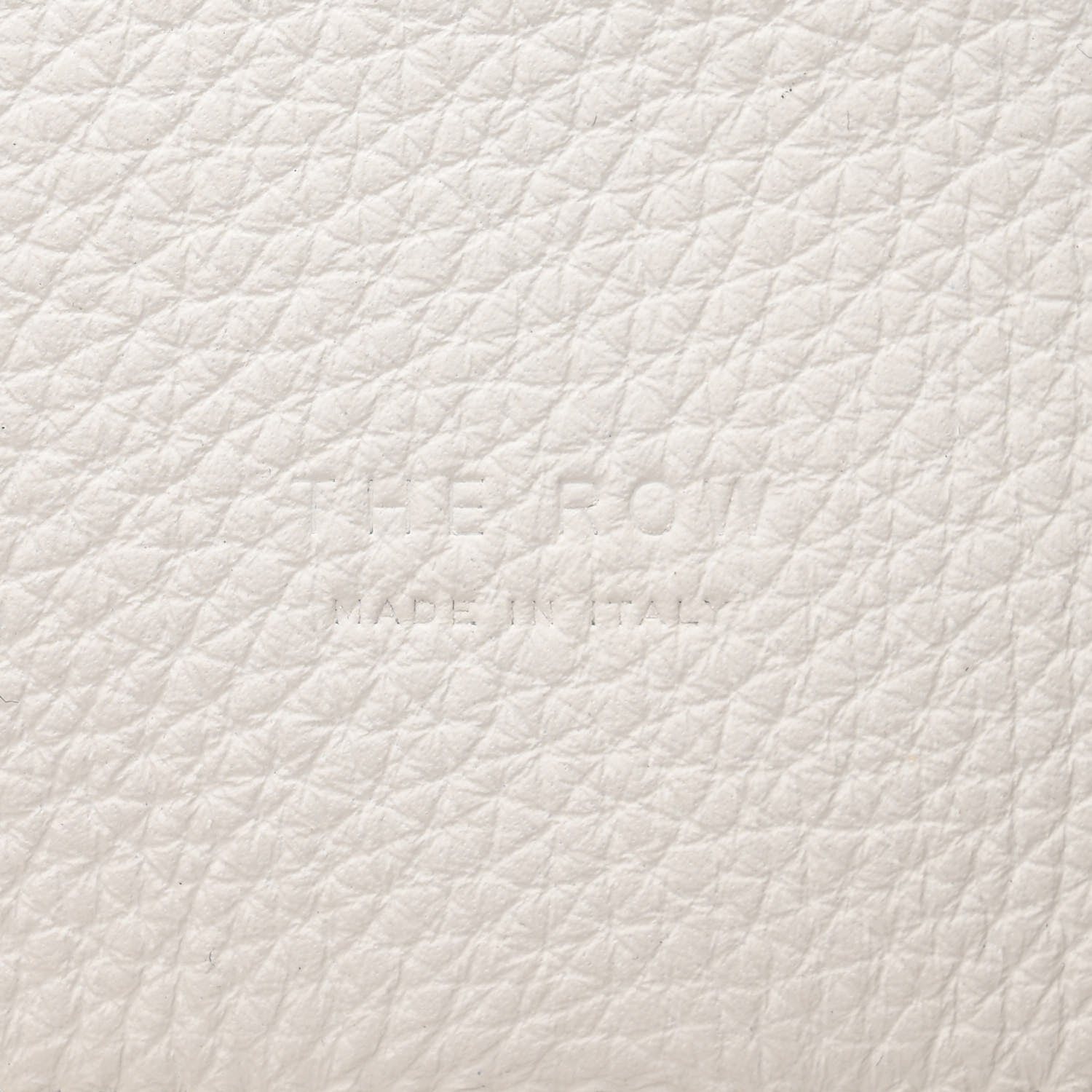 The Row Grained Calfskin Soft Margaux 17 White 6 of 13