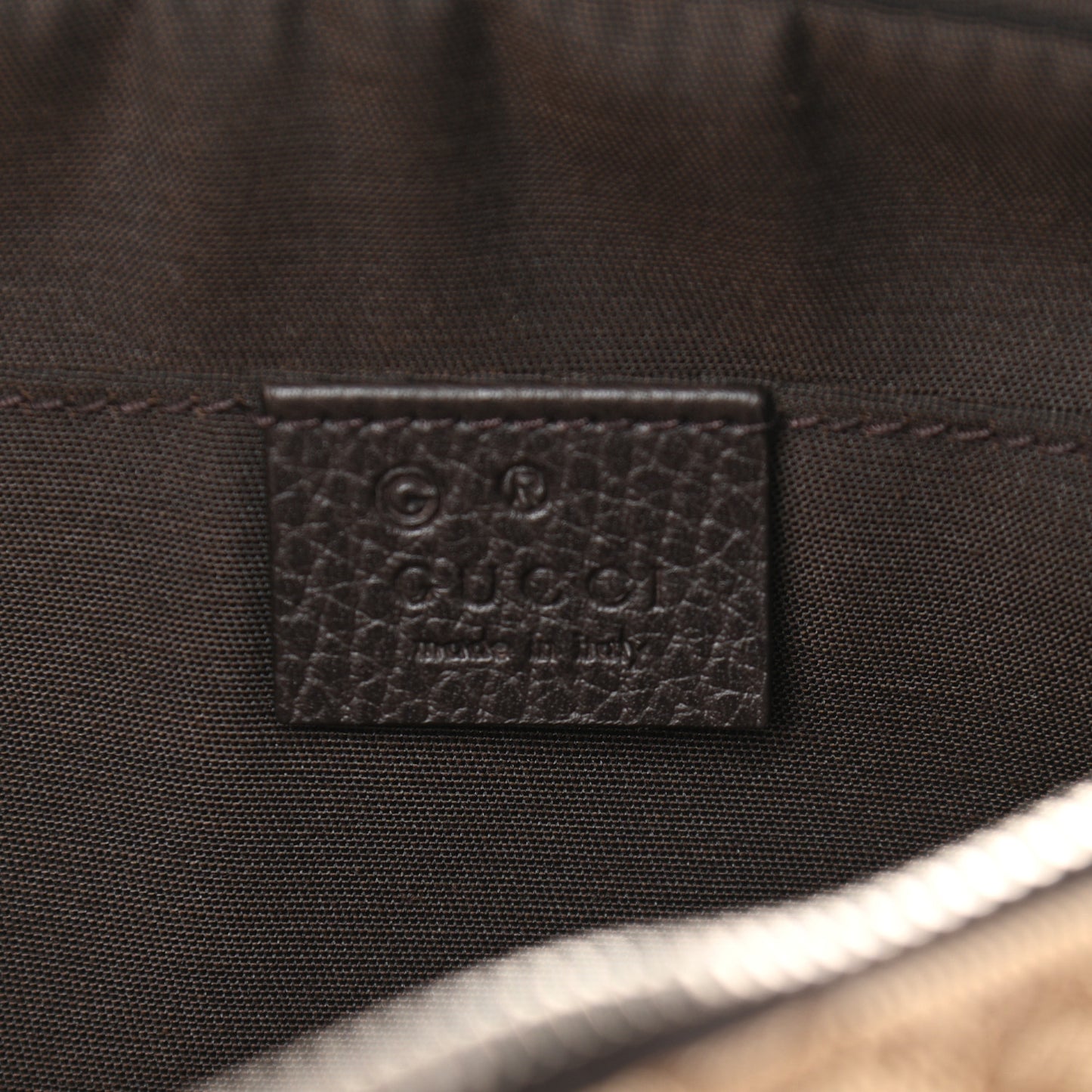Monogram Belt Bag Dark Brown