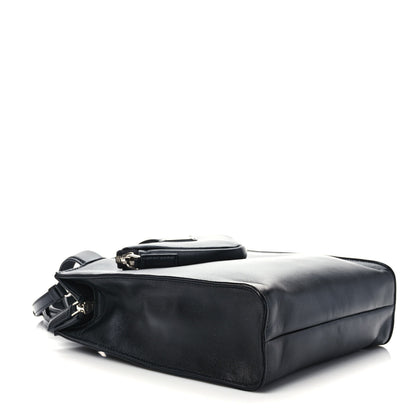 Prada Vitello Daino Mini Pocket Tote Black 4 of 8