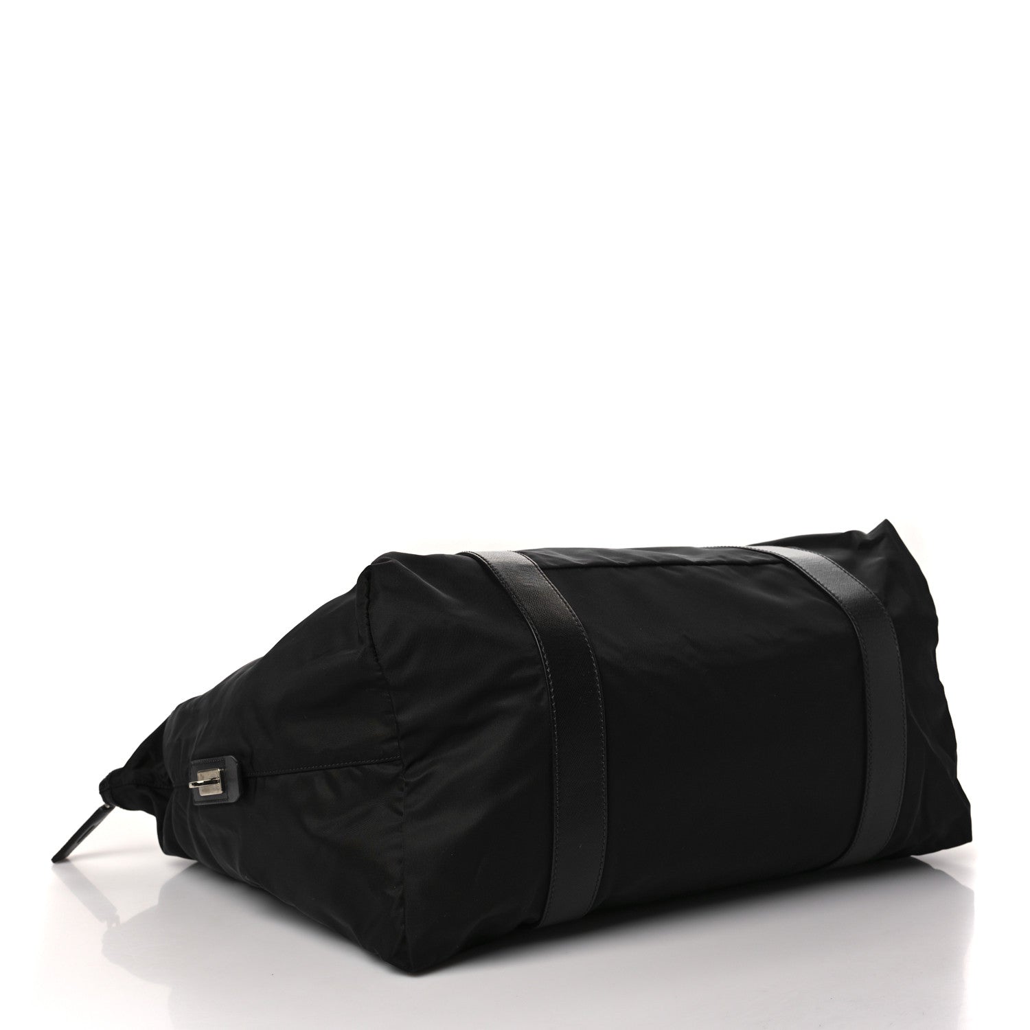 Prada Tessuto Nylon Saffiano Carry On Travel Bag Black 3 of 8