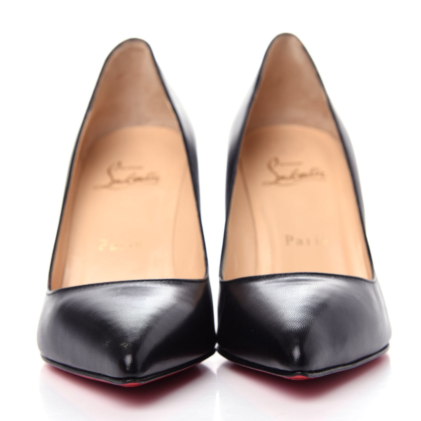 Shiny Nappa Pigalle 85 Pumps 35.5 Black
