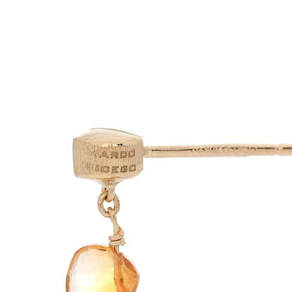 Marco Bicego 18K Yellow Gold Amethyst Citrine Cultured Pearl Paradise Drop Earrings 4 of 4