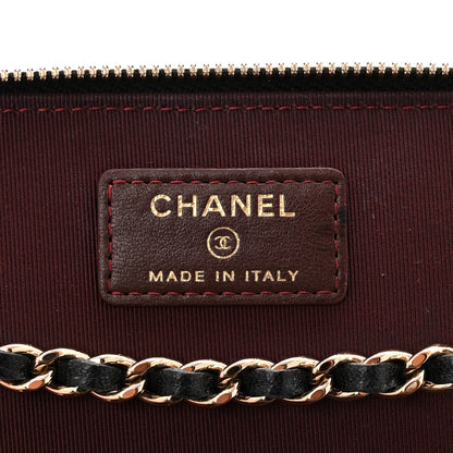 Chanel Lambskin Quilted Small Vanity Case With Chain Black 6 of 10