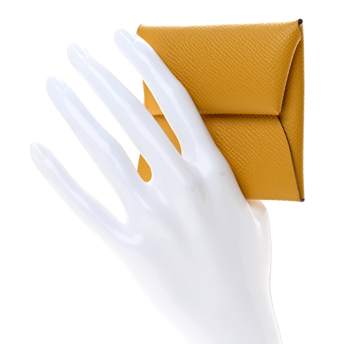 Hermes Epsom Bastia Coin Purse Jaune Ambre 2 of 9