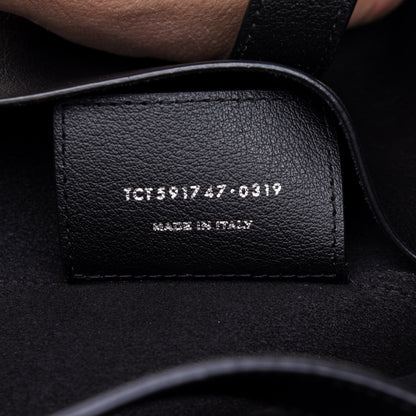 Saint Laurent Calfskin Bold Shopping Tote Black 6 of 9