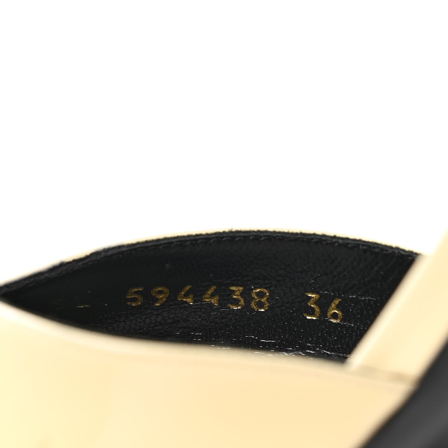 Saint Laurent Patent Anja 85 Ankle Strap Pointed Pumps 36 Coquille 8 of 10