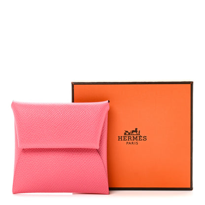 Hermes Epsom Bastia Coin Purse Rose Azalee 9 of 9