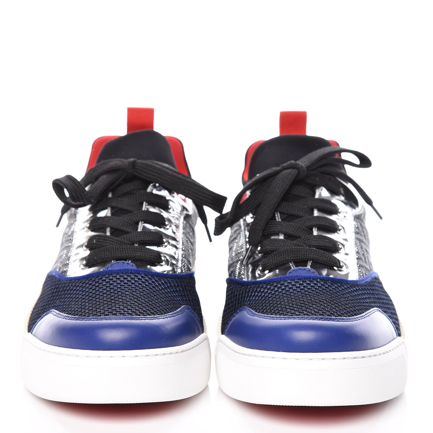 Christian Louboutin Calfskin Mesh Mens Aurelien Flat Sneakers 43 Multi 2 of 8