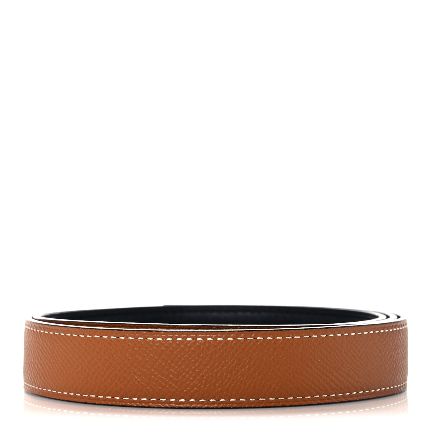 Hermes Swift Epsom 24mm Belt Strap 85 Black Gold 2 of 5