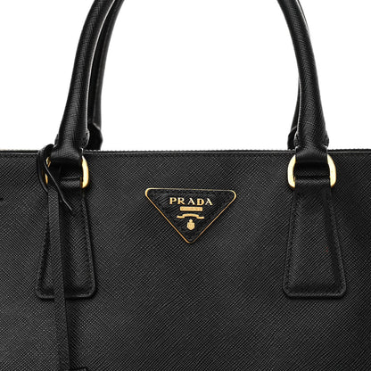 Prada Saffiano Large Galleria Double Zip Tote Black 8 of 10