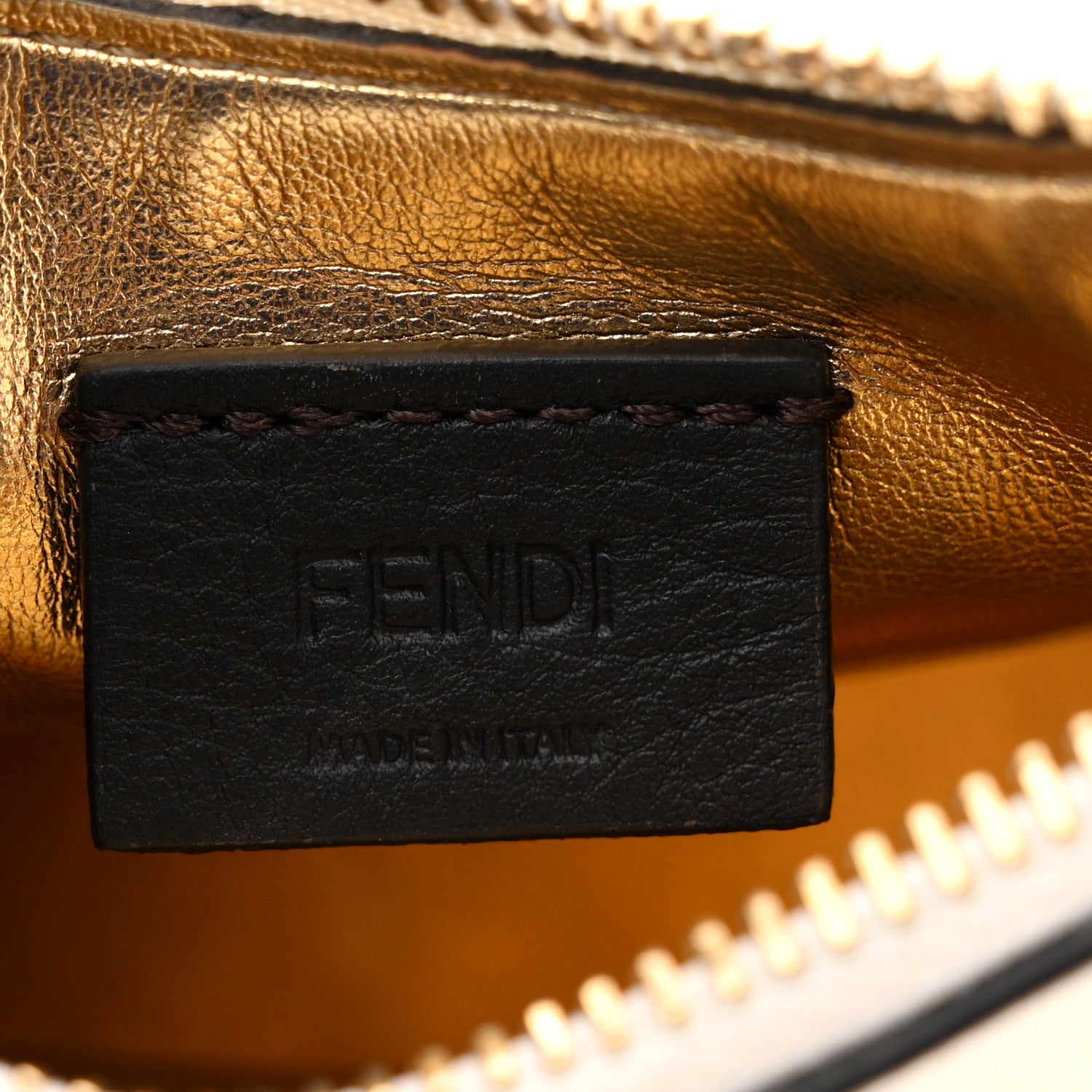 Fendi Vitello Grace Matte Nano Fendigraphy Hobo Charm White Ice 6 of 10