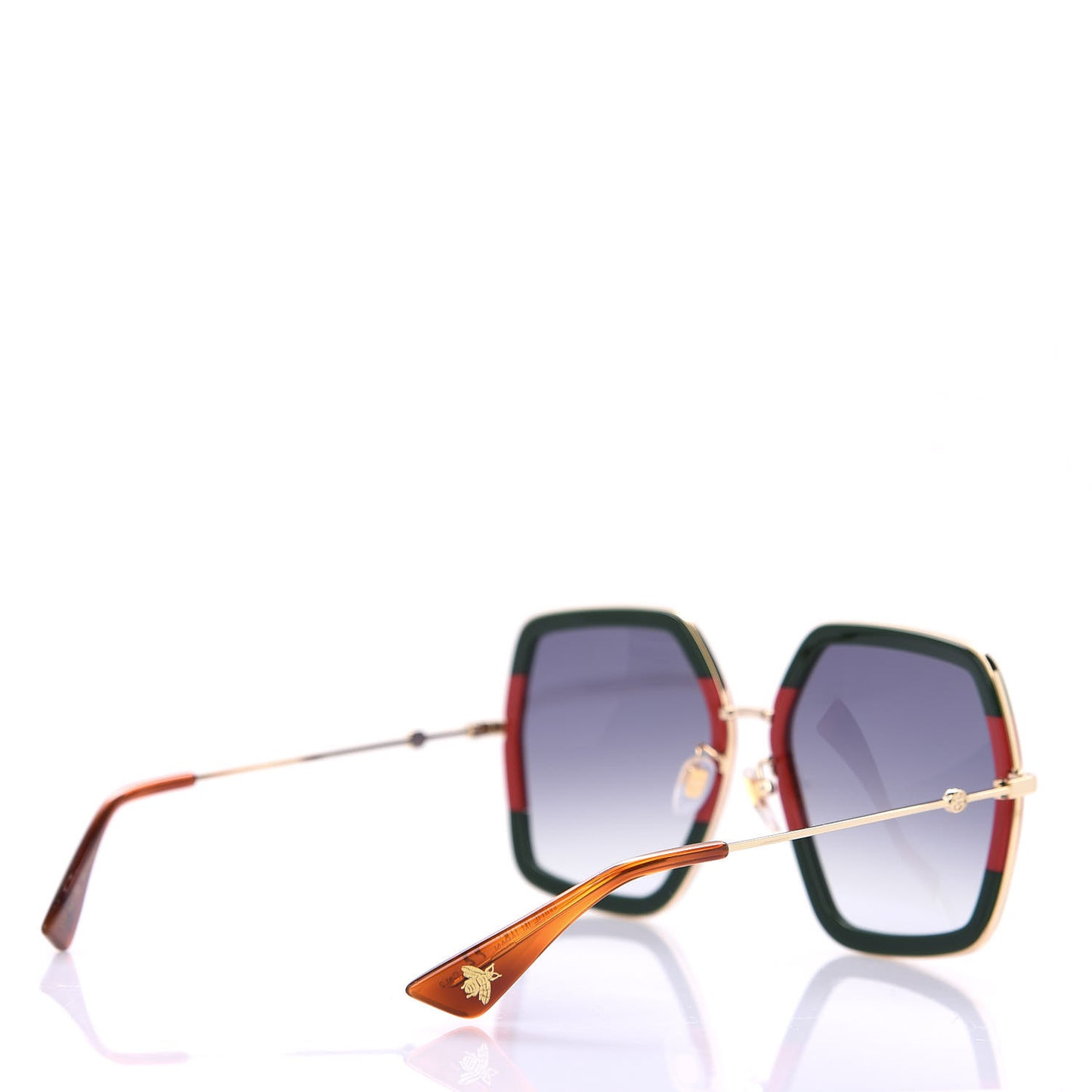 Square Frame Web GG0106S Sunglasses Tortoise