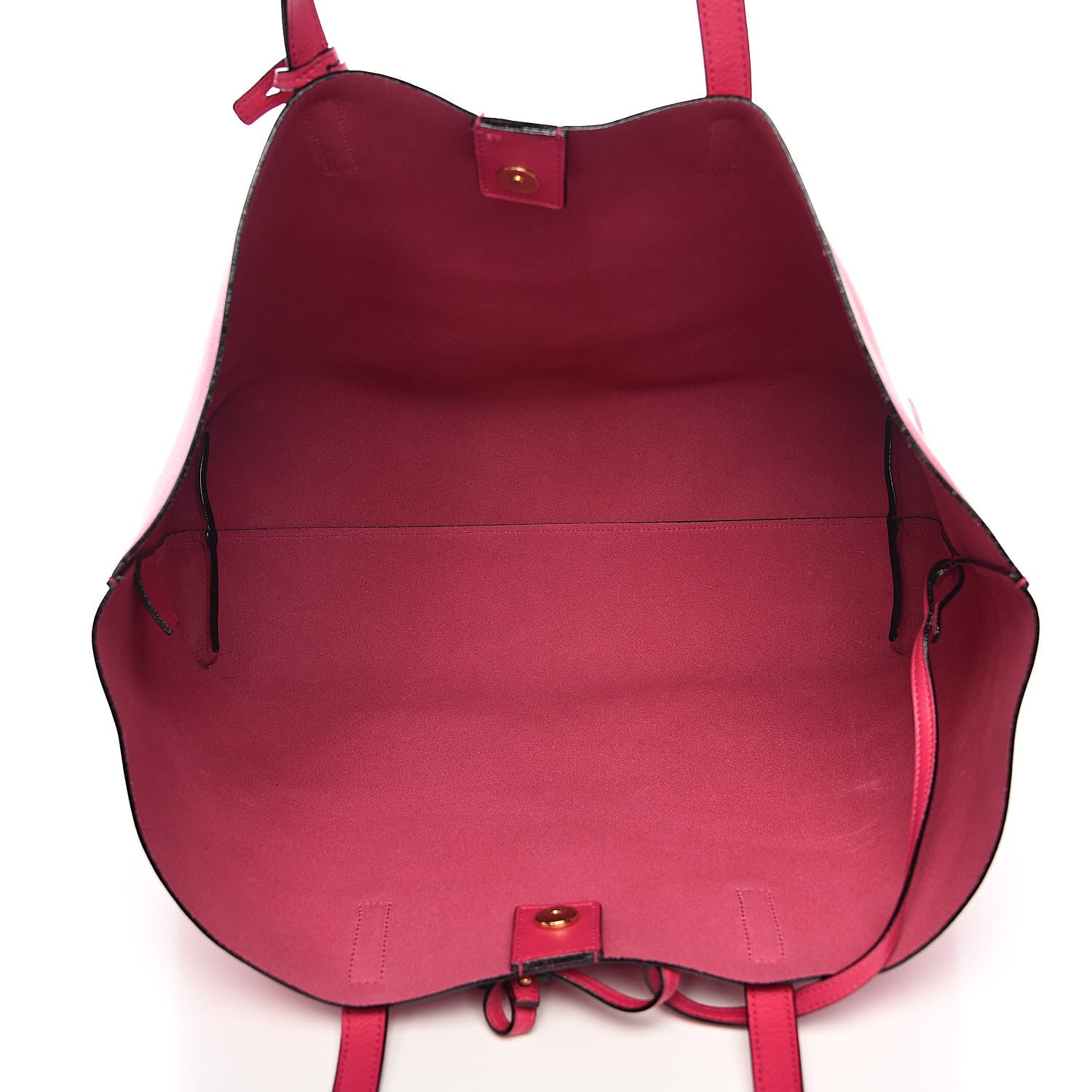Saint Laurent Calfskin Large Shopping Tote Fuchsia 6 of 18