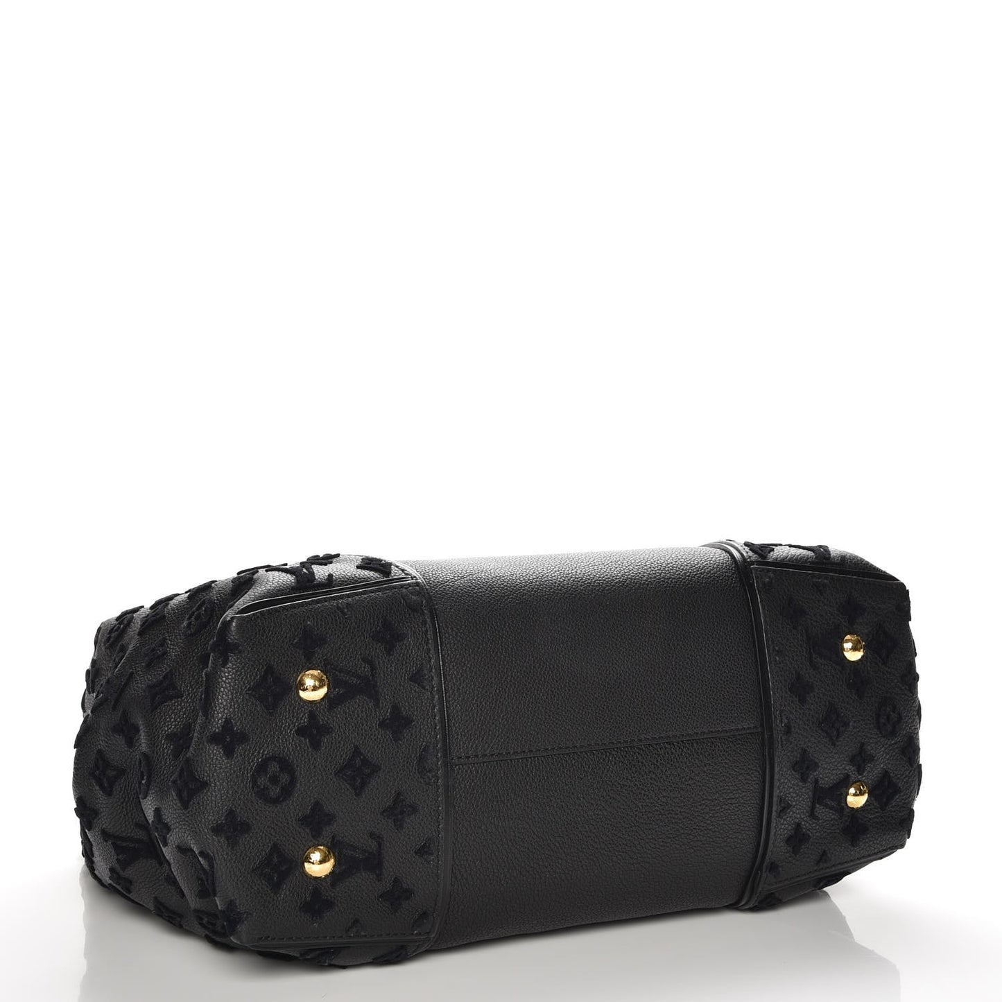 Cuir Orfevre Veau Cachemire Tote W GM Black