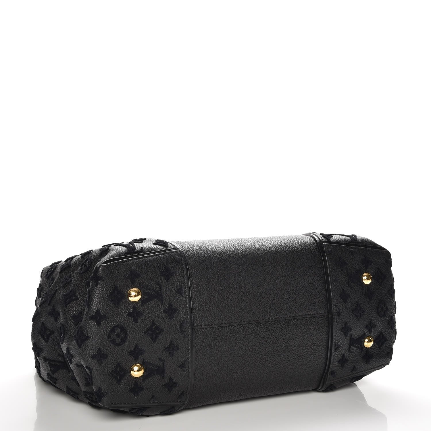 Louis Vuitton Cuir Orfevre Veau Cachemire Tote W GM Black 4 of 7