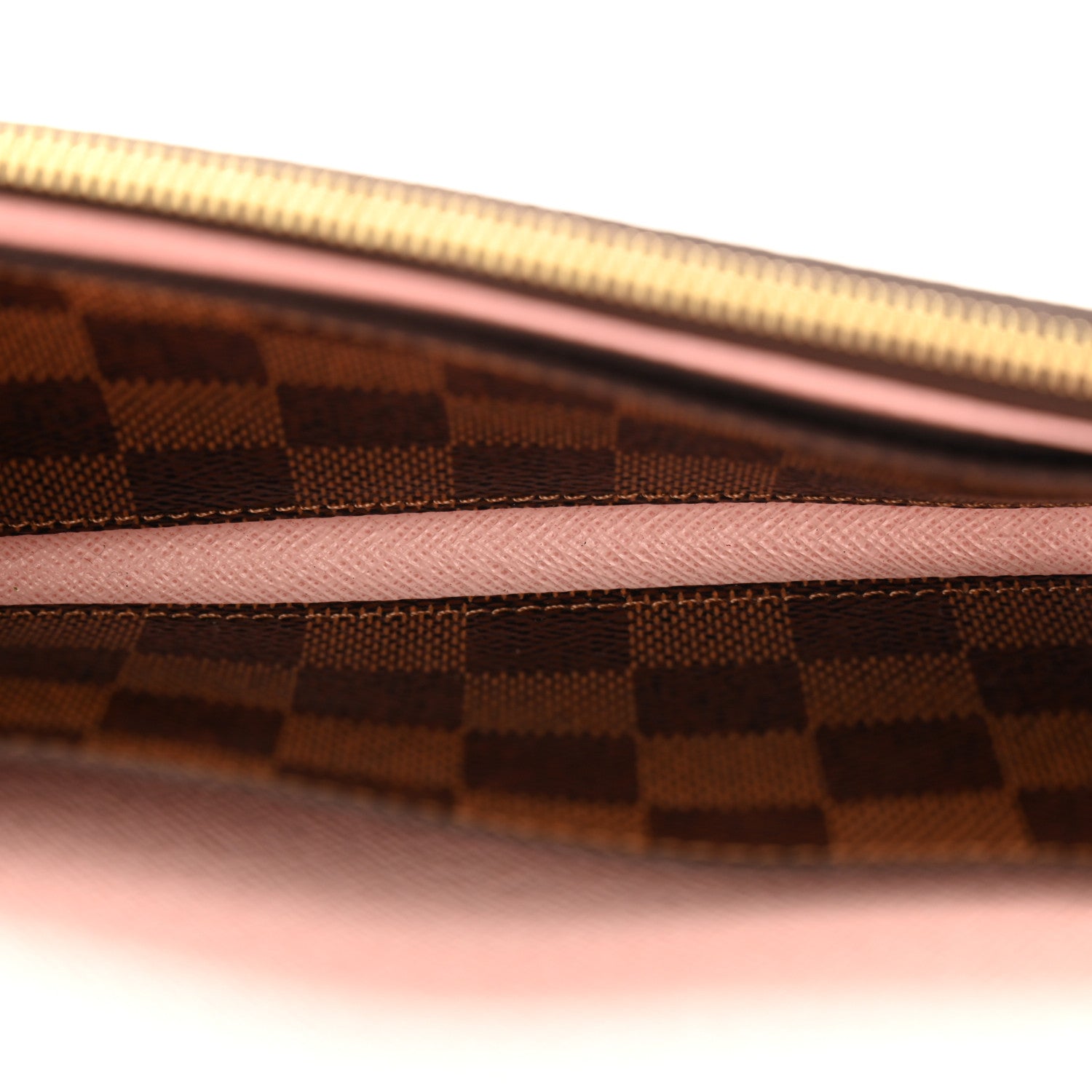 Louis Vuitton Damier Ebene Emilie Wallet Rose Ballerine 4 of 6