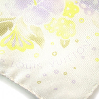 Louis Vuitton Silk Scarf Flowers White 3 of 6