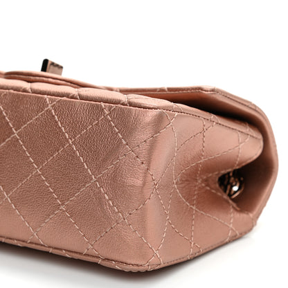Chanel Metallic Grained Calfskin Quilted 2.55 Reissue Mini Flap Copper Pink 9 of 11