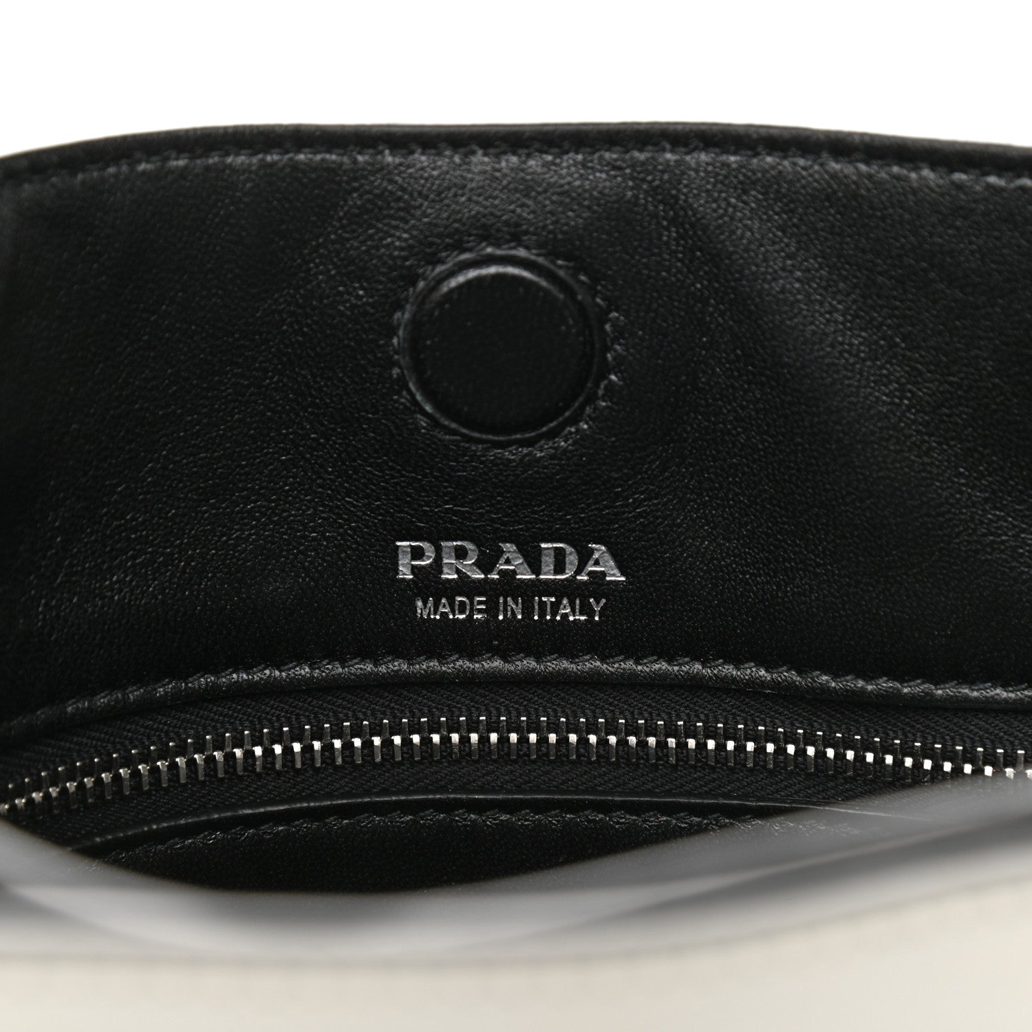 Prada City Calfskin Small Margit Bag White Black 7 of 11