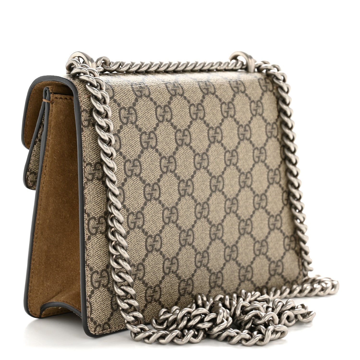 Gucci GG Supreme Monogram Mini Dionysus Shoulder Bag Taupe 3 of 12