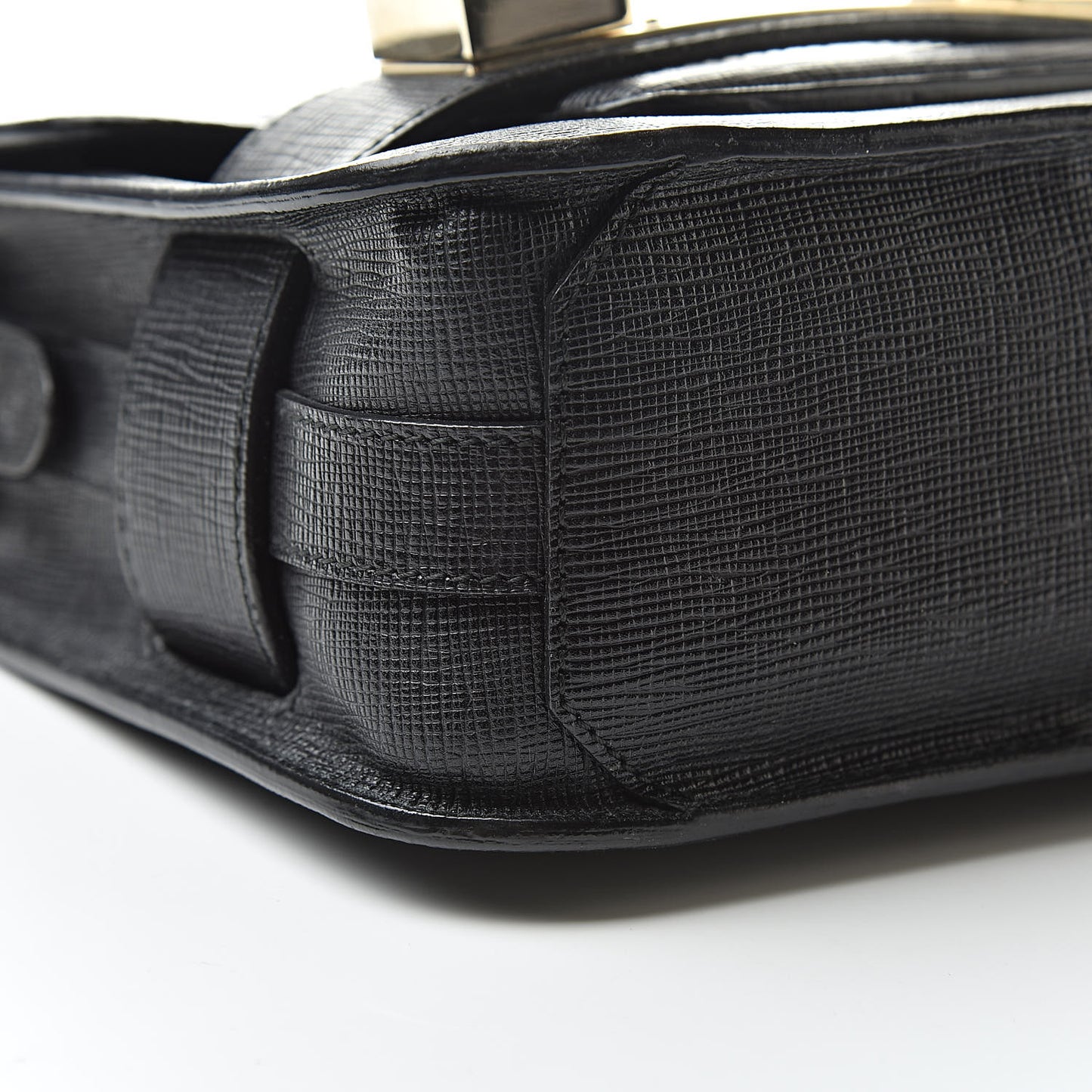 Linosa Calfskin Tiny PS11 Classic Shoulder Bag Black